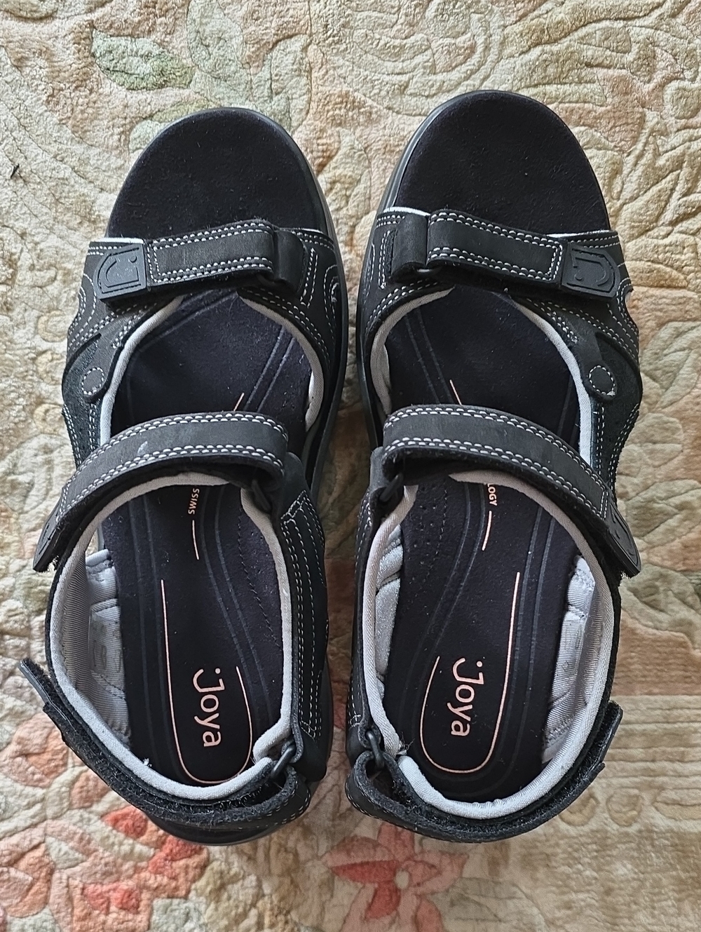 Joya Sandals Size 8 Women's Black Stride Comfort Sandals